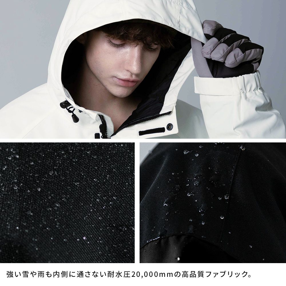 スノボウェア メンズ ジャケット 単品 スノーボードウェア BOARDEE