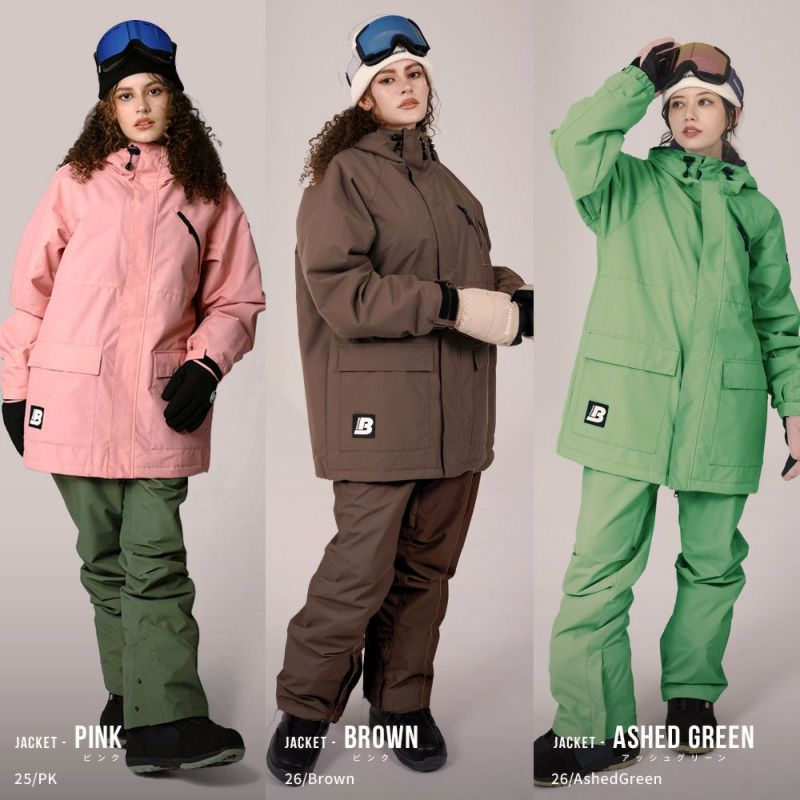 スノボウェア レディース ジャケット 単品 スノーボードウェア BOARDEE