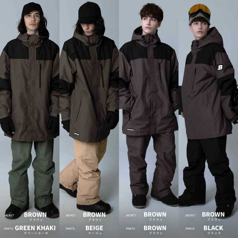 BOARDEE ボーディー スノーボードウェアセット上下 BOARDEE スノボウェア レディース 上下セット スノーボード