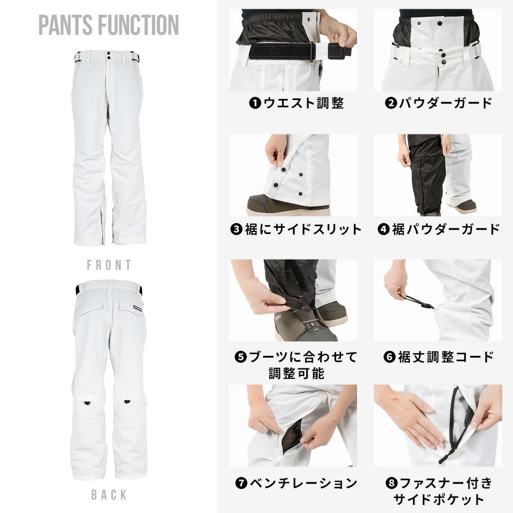 スノボウェア レディース 上下セット スノーボードウェア BOARDEE