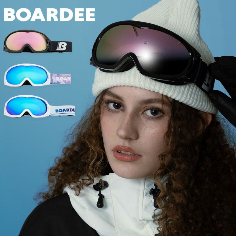 スノボ スキーゴーグル レディース ジュニア スノーボード 可愛い