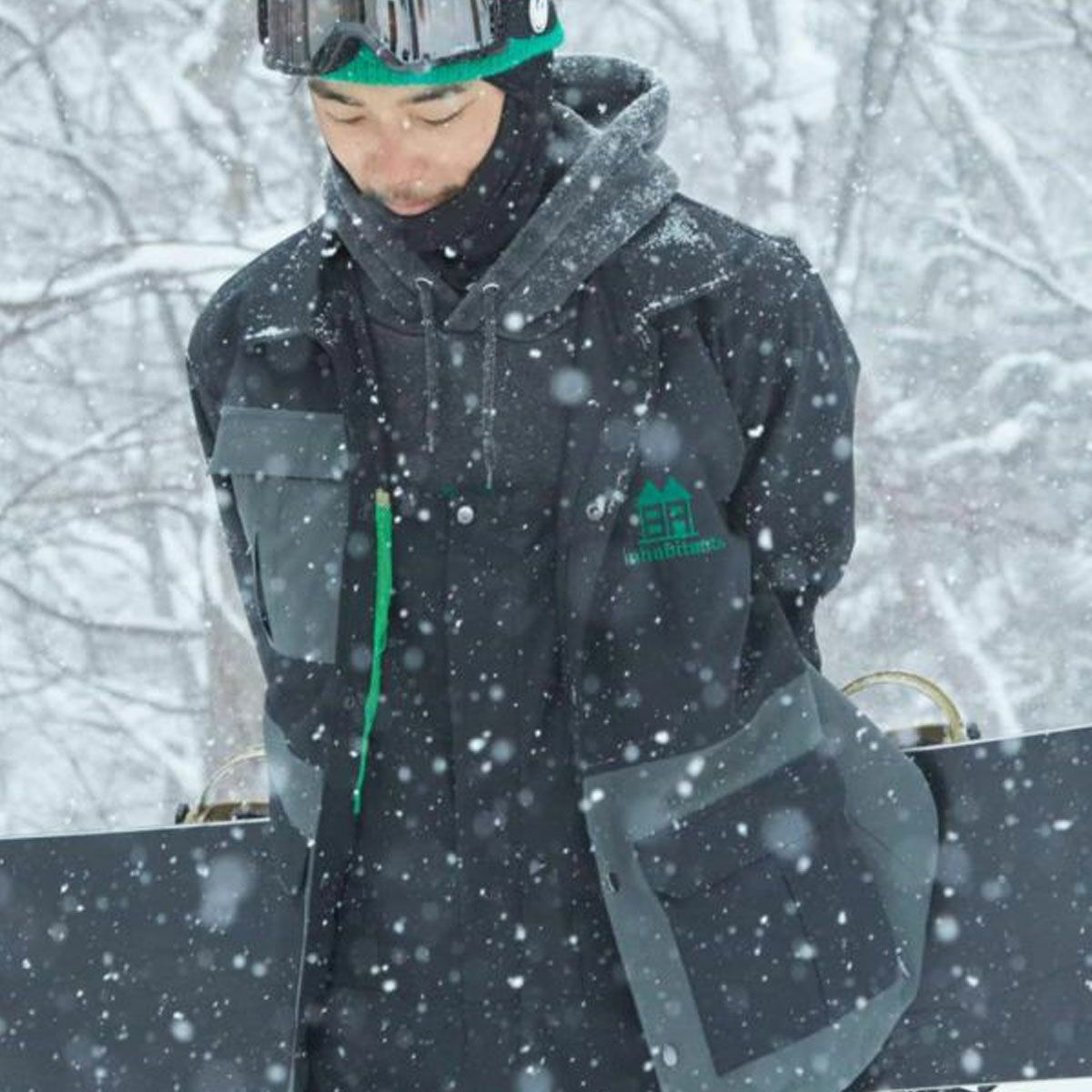 スノーウェア  インハビタントギャングジャケットインディビジュアル MENS】FULL ZIP SNOW JACKET フルジップスノージャケット /inhabitant