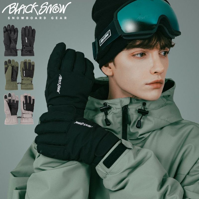 スノボ スキーグローブ メンズ スノーボード BLACKSNOW BS25HFGL01M