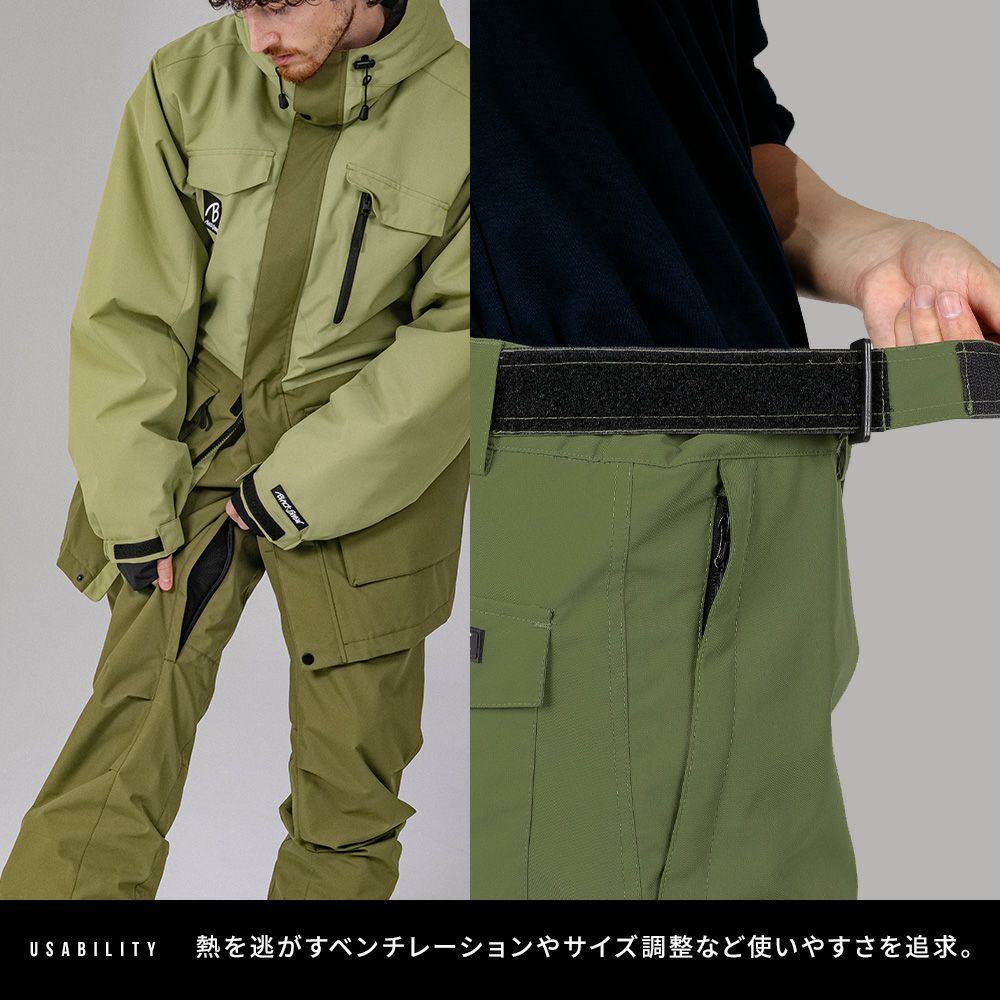 スノボウェア メンズ パンツ 単品 スノーボードウェア BLACKSNOW