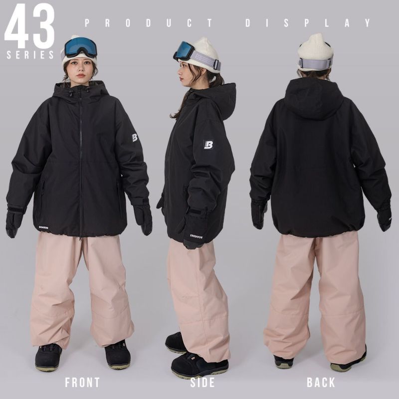 スノボウェア レディース 上下セット スノーボードウェア BOARDEE