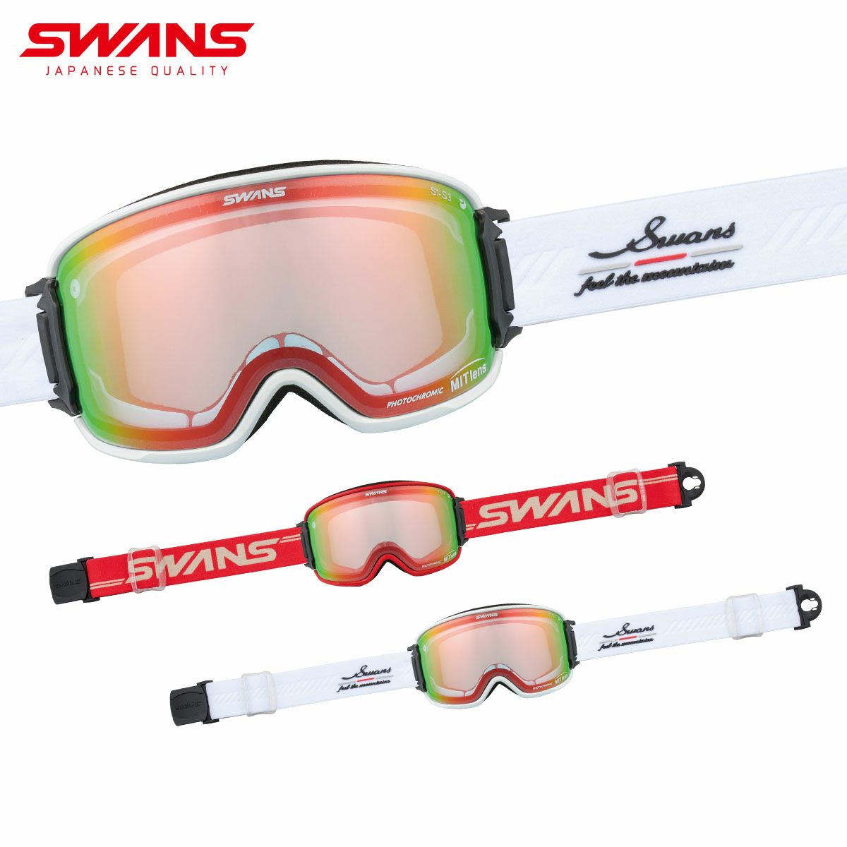 スワンズ SWANS スノボゴーグル メンズ レディース＜2026＞RIDGELINE