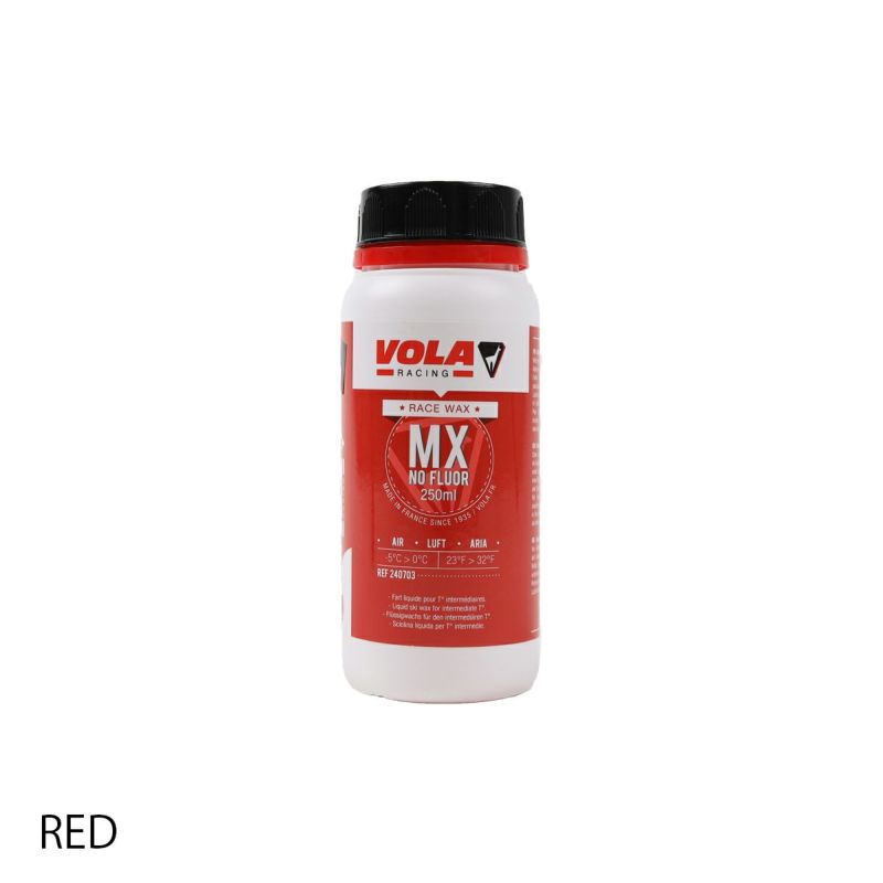 VOLA　ボラ　リキッド　ワックス　MX　NO FLUOR　250ml　WAX VOLA ボラ リキッド ワックス MX NO FLUOR YELLOW 250ml 液体 スキー